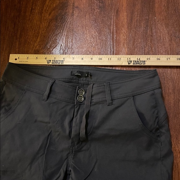 Prana Blue Gray Hiking Everyday Shorts Size 8 - Picture 8 of 10